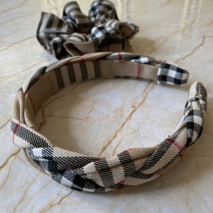 cerchietto treccia zippulas Bormio tartan